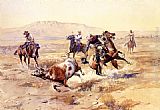 Charles Marion Russell Famous Paintings - The Renegade